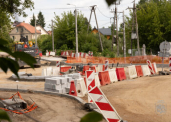 Trwa przebudowa ulic Targowej i Zabrodzie w Sokółce oraz budowa ścieżek rowerowych do Kraśnian i Geniusz.