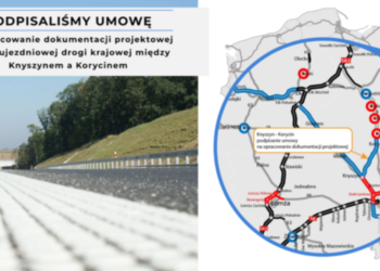 GDDKiA: 7,3 mln zł będzie kosztować dokumentacja do budowy drogi dwujezdniowej Knyszyn-Korycin.