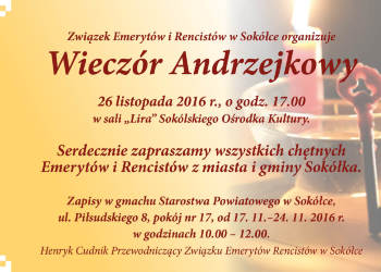 Wieczór Andrzejkowy dla Seniorów