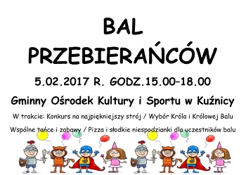 BAL PRZEBIERAŃCÓW w kuźnickim GOK-u