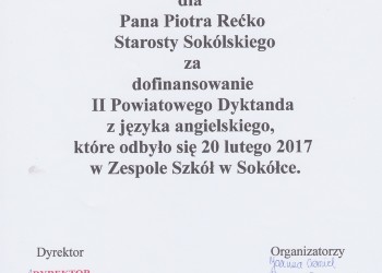 Podziękowania