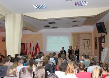 Spotkanie informacyjne dotyczące projektu w janowskim ZSCKR