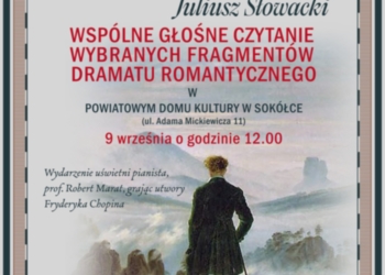 Narodowe Czytanie „Kordiana” Juliusza Słowackiego w Sokółce.