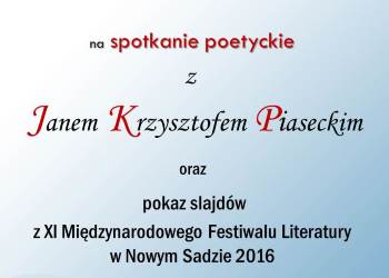 Spotkanie poetyckie w bibliotece