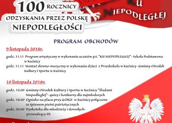 Obchody 100. rocznicy odzyskania przez Polskę Niepodległości w Kuźnicy