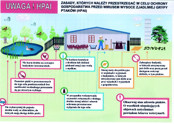 Informacja Starosty Sokólskiego Piotra Rećko w sprawie przestrzegania zasad bioasekuracji dotyczących ptasiej grypy HPAI