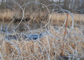 W rejonie placówki SG w Krynkach migranci usiłowali przekroczyć graniczną rzekę Świsłocz.